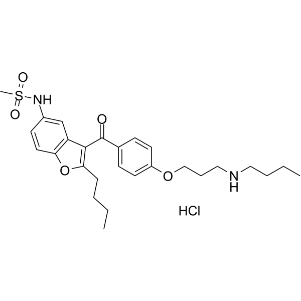 Debutyldronedarone hydrochloride (SR35021 hydrochloride) 197431-02-0